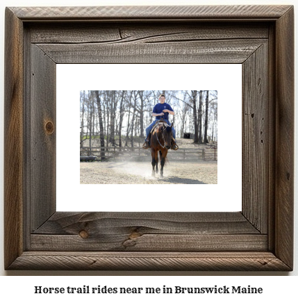 horse trail rides near me in Brunswick, Maine